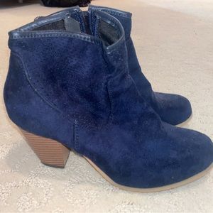 Navy booties